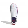 Adidas F50 Hyperfast Club Velcro FG/MG - Branco/Roxo/Rosa